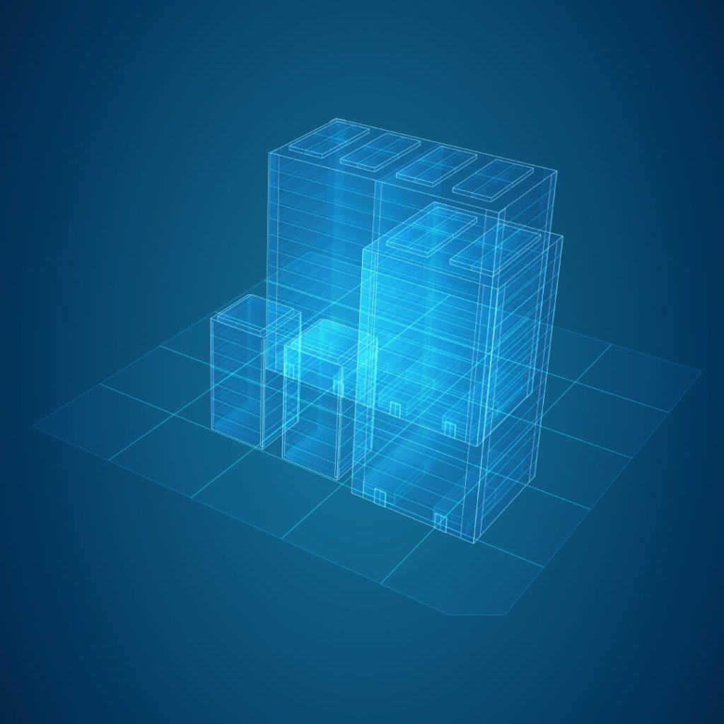 3D photographic model of commercial building