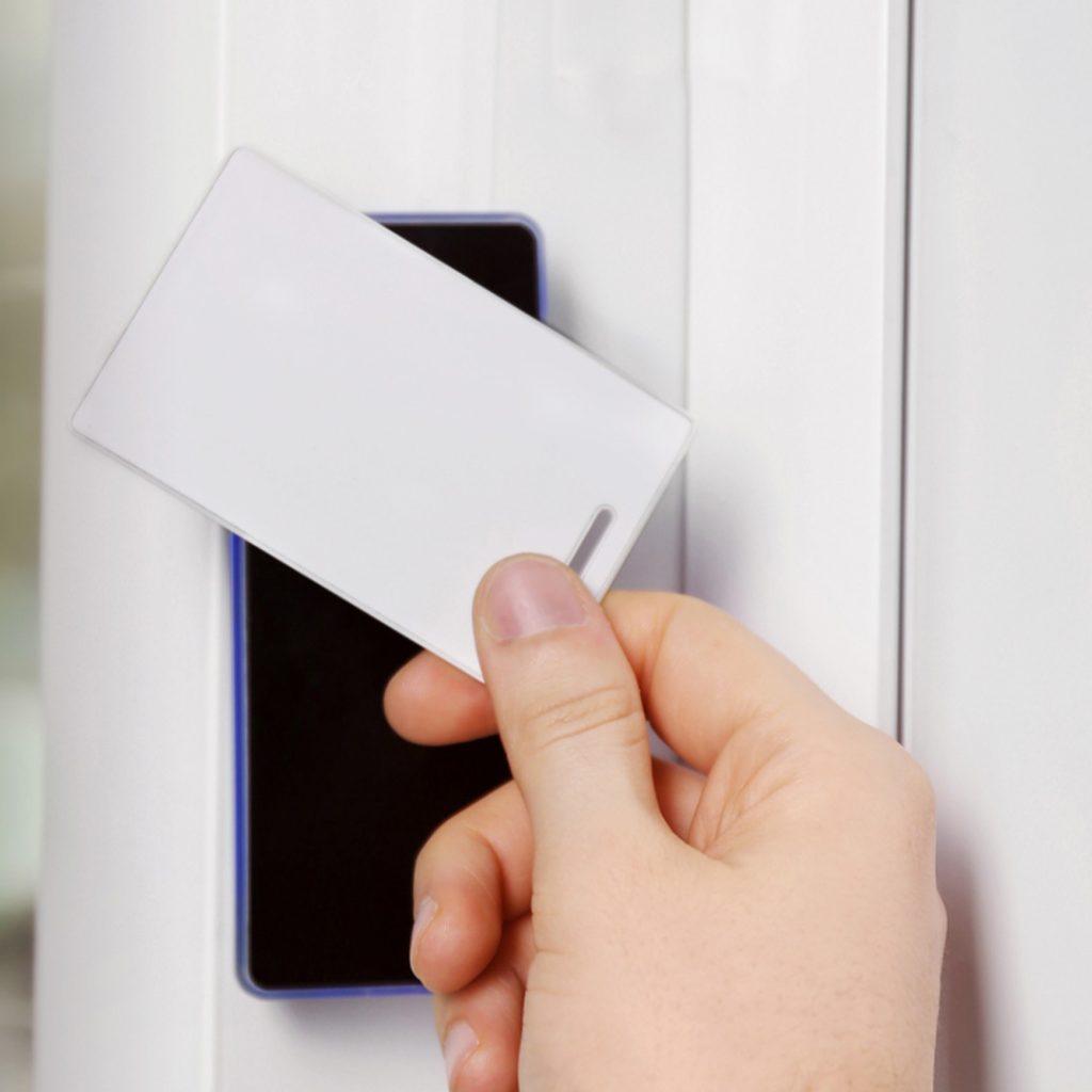 Access control card reader